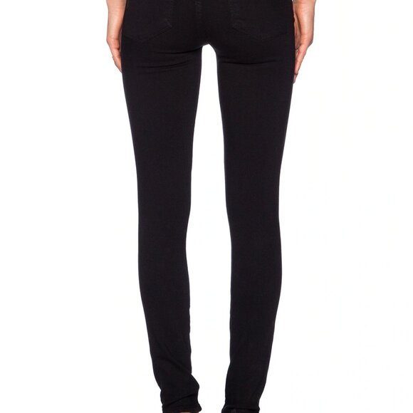 Paige Verdugo Skinny Jean in Black Shadow Destructed - Picture 3 of 3